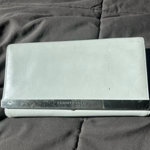 Kenneth Cole large white wallet
